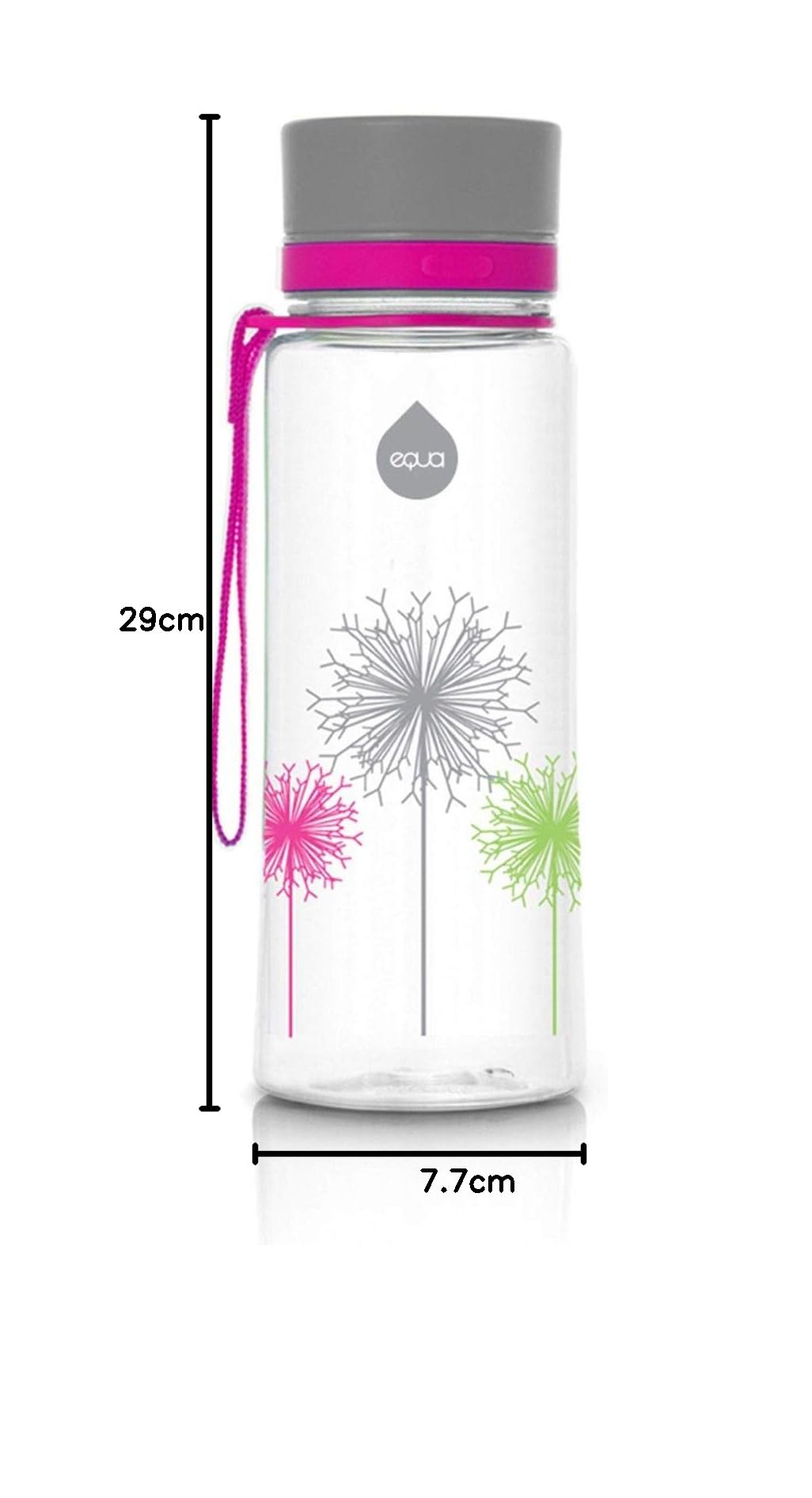 Equa PM22ILLEQ gourde Tritan enfant légère sans BPA poignée