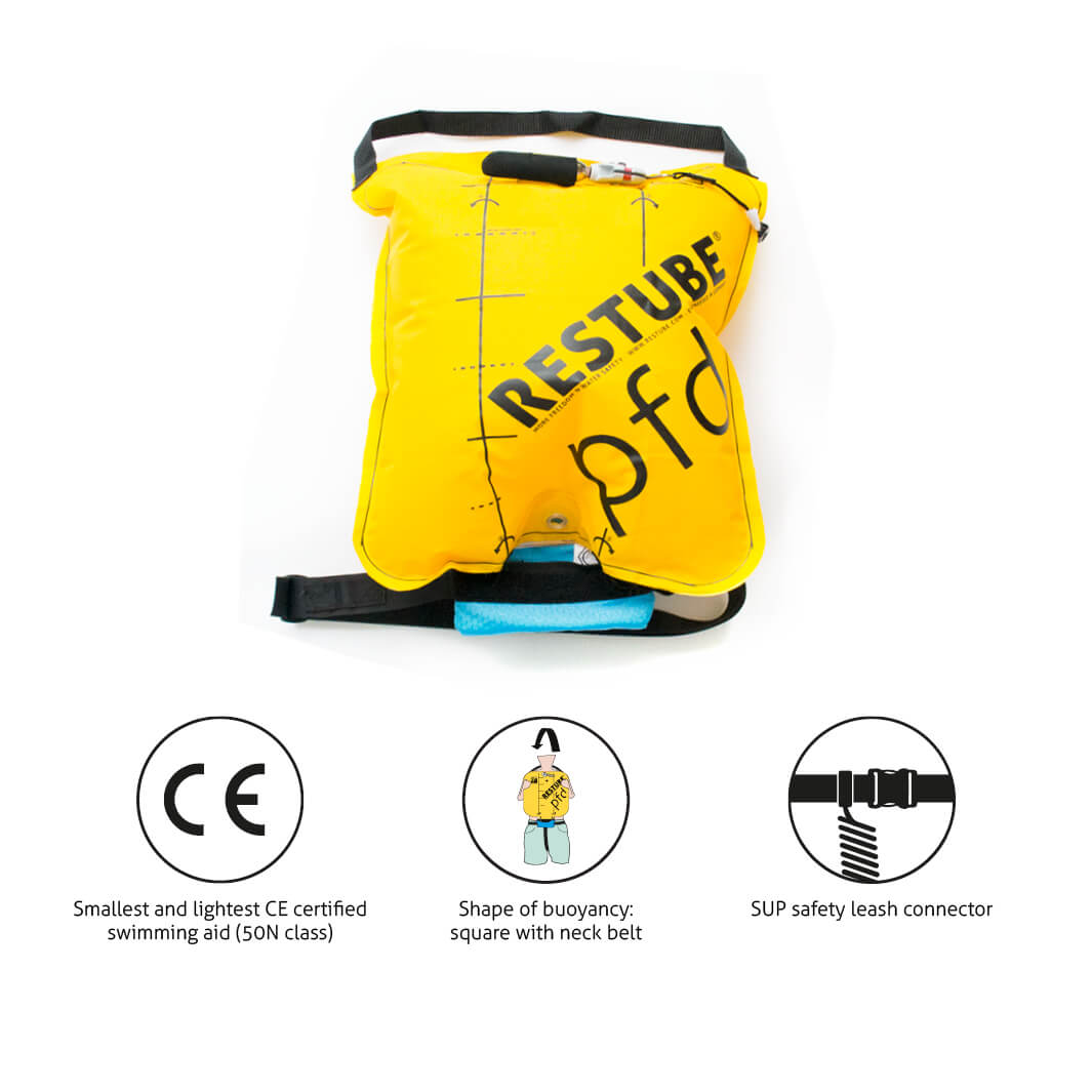 Restube PFD gilet flottabilité 50N ceinture 315 g