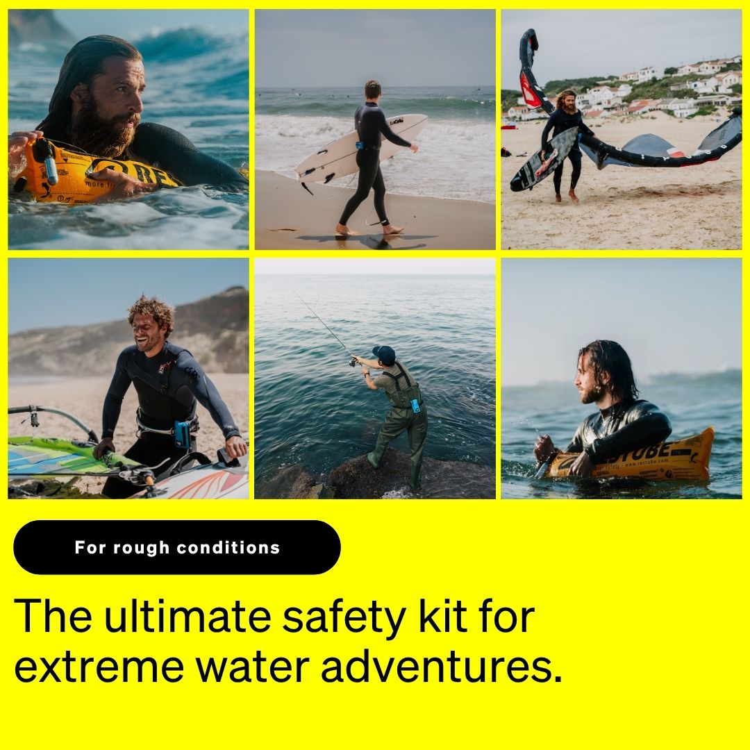Restube Extreme kit bouée + drybag 20 L Jaune