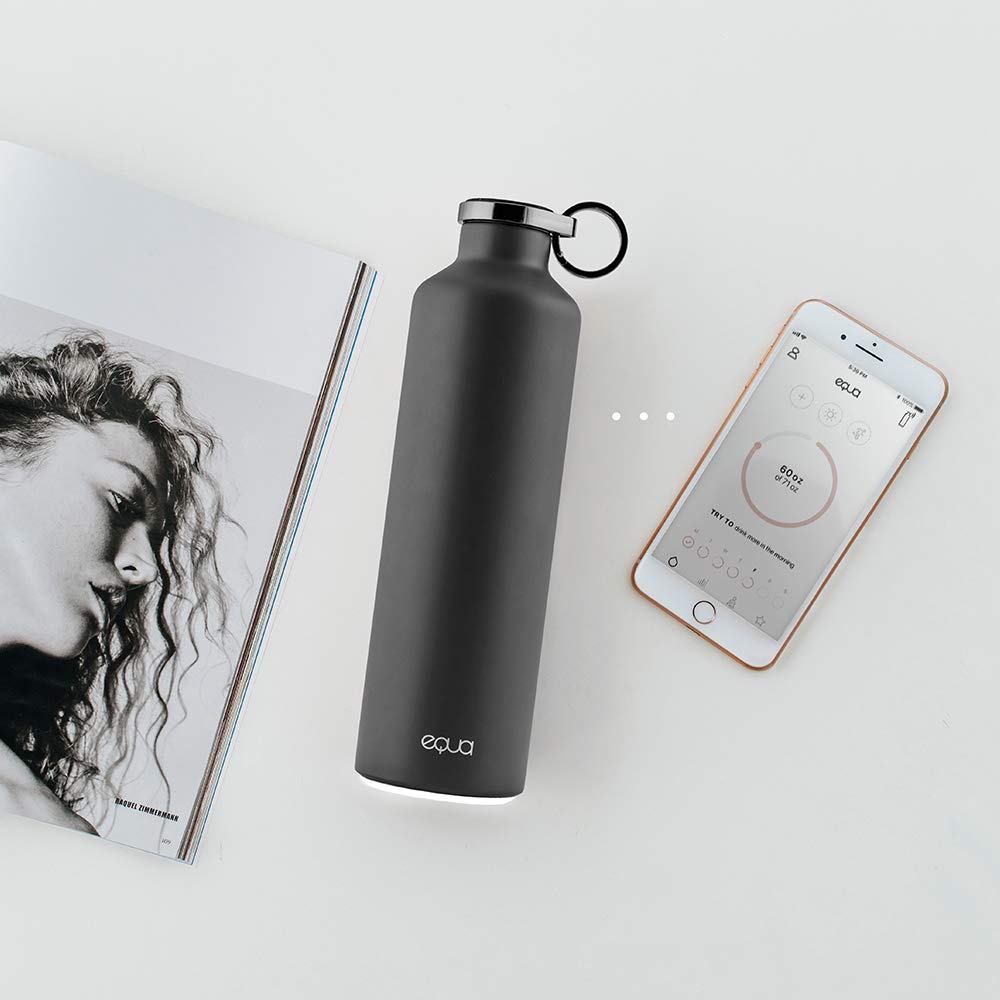 Equa Smart gourde isotherme grise 680 ml connectée