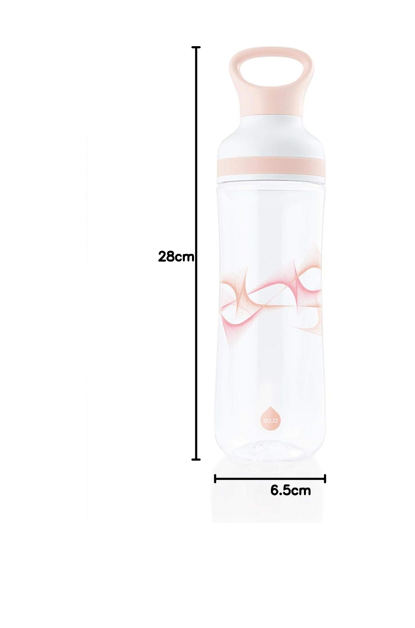 Equa FLW 05 Be gourde 2 en 1 800 ml beige sans BPA