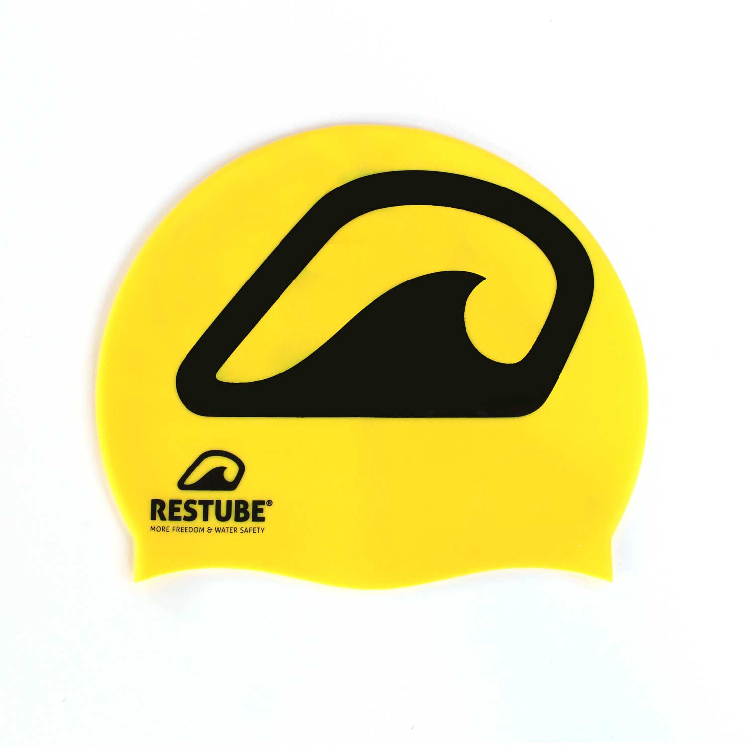 Restube Swimming Cap bonnet de bain noir silicone