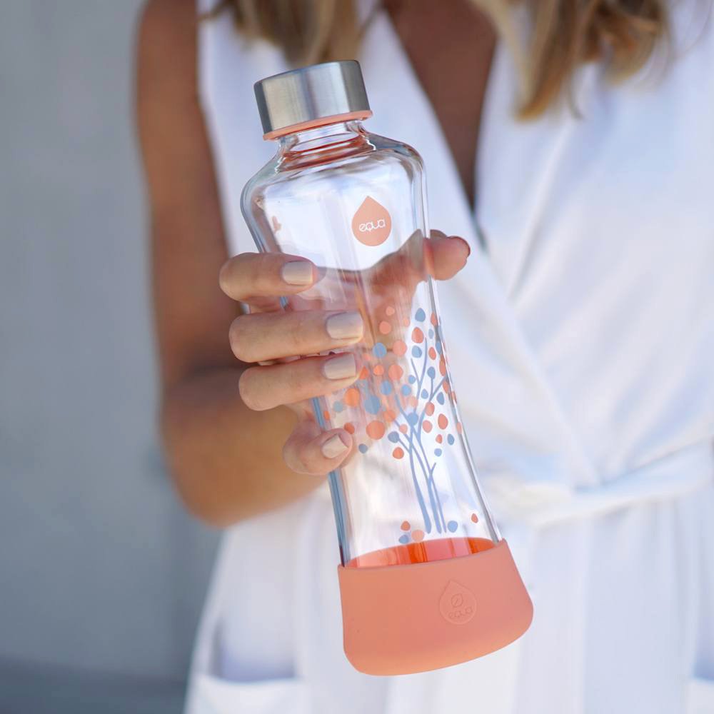 Equa Active Bouteille verre 550 ml Peach Tree