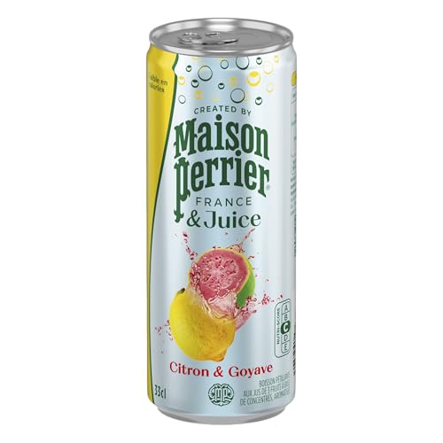 Maison Perrier Magnetic Juice boisson gazeuse citron goyave 24x33cl