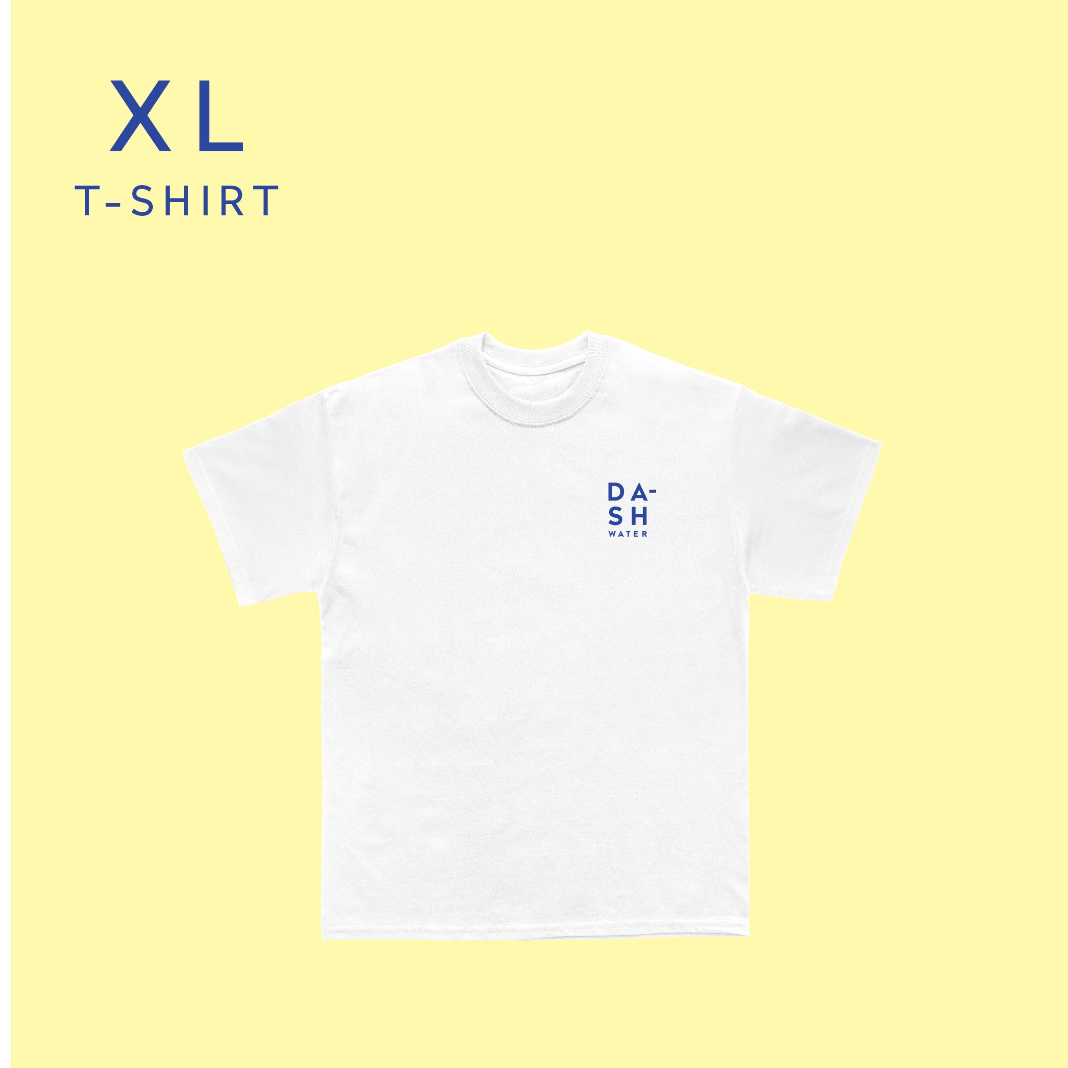 DASH Water T-shirt White XL coton blanc