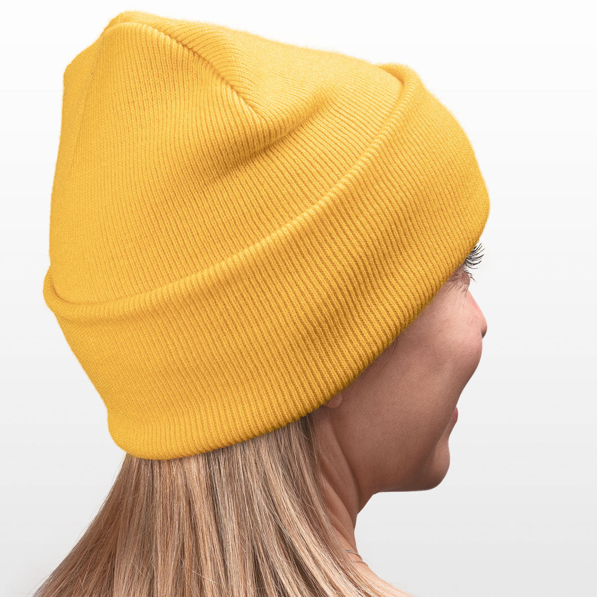 Restube Beanie bonnet jaune unisexe polyacrylique