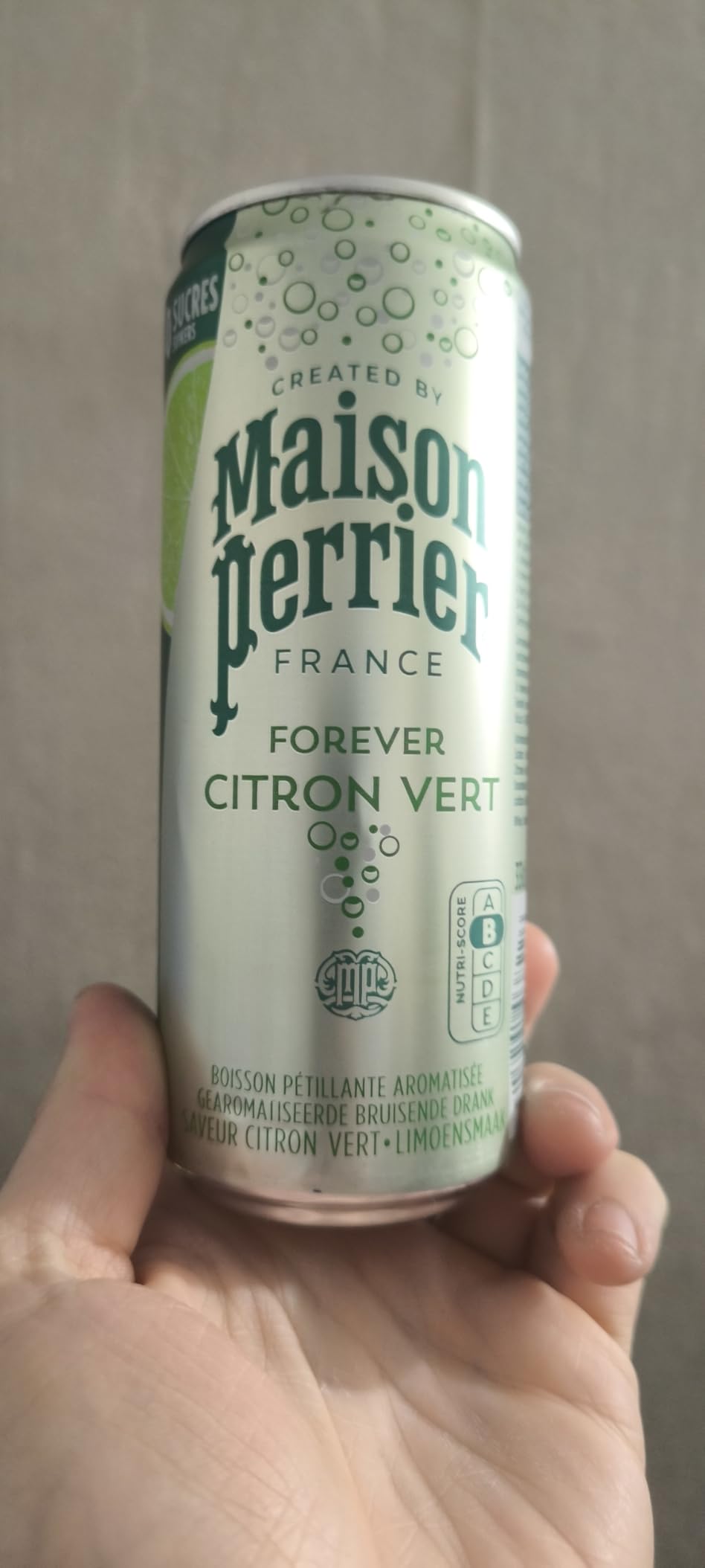 Maison Perrier Forever boisson gazeuse citron vert 24x33cl sans édulcorant