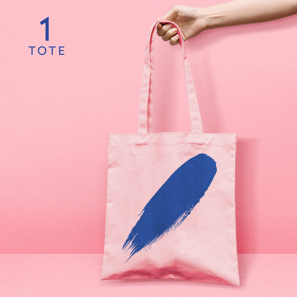 DASH Water Sac Tote Bag Rose Coton Réutilisable