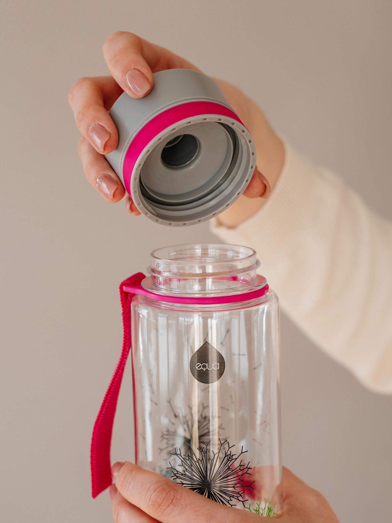 Equa PM22ILLEQ gourde Tritan enfant légère sans BPA poignée