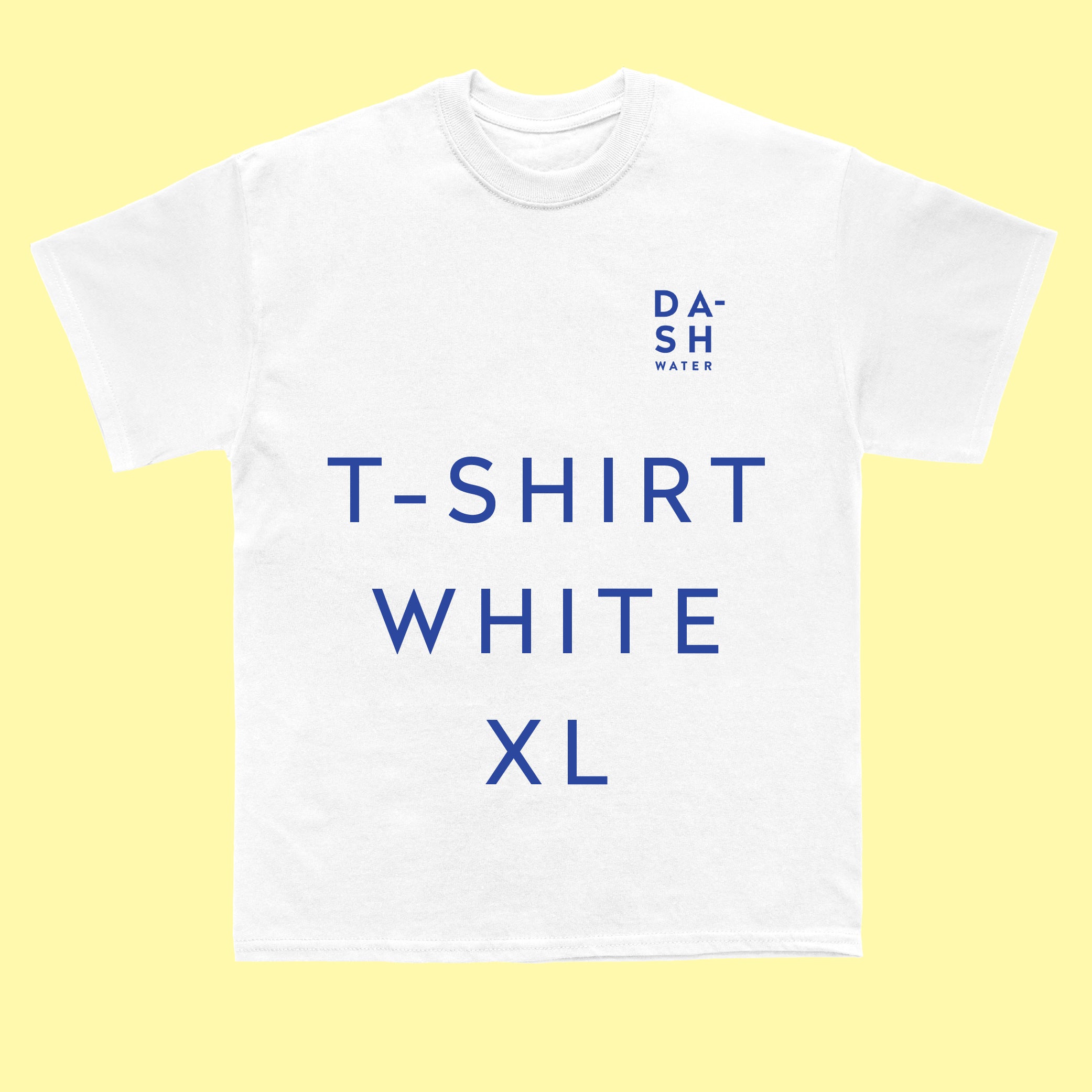 DASH Water T-shirt White XL coton blanc