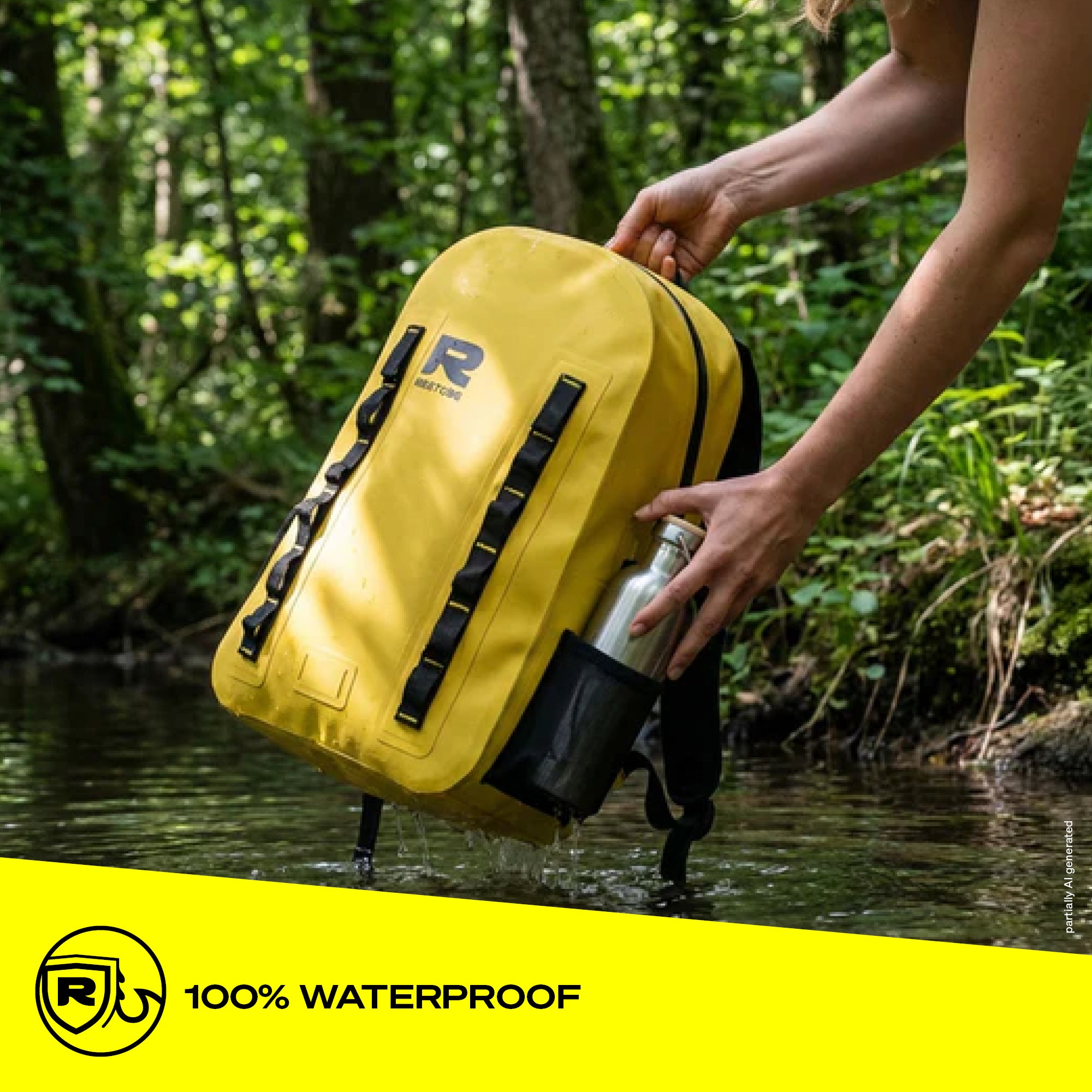 Restube Ocean sac à dos étanche 28 L noir waterproof