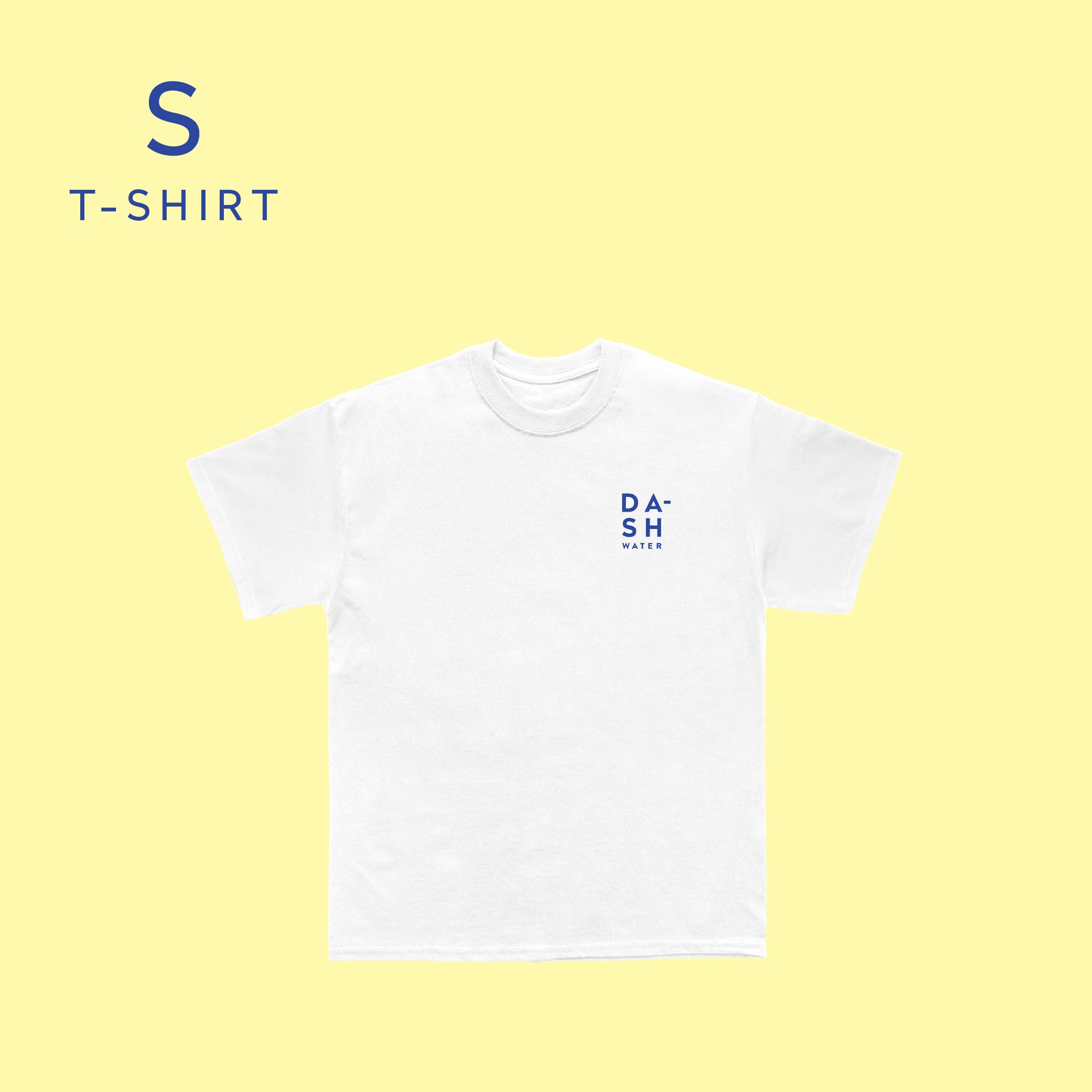 DASH Water T-Shirt Blanc Taille S Coton