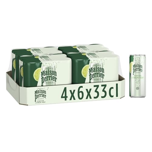 Maison Perrier Forever boisson gazeuse citron vert 24x33cl sans édulcorant