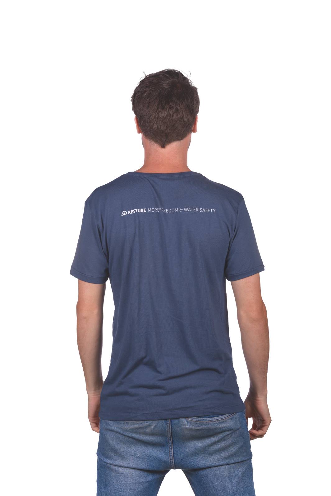 Restube Merch T-shirt homme bleu bambou taille M
