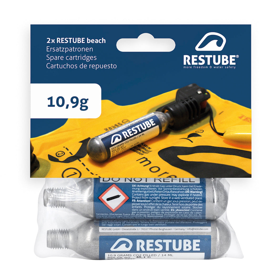 Restube Beach Starter Bundle bouée + 6 cartouches CO2