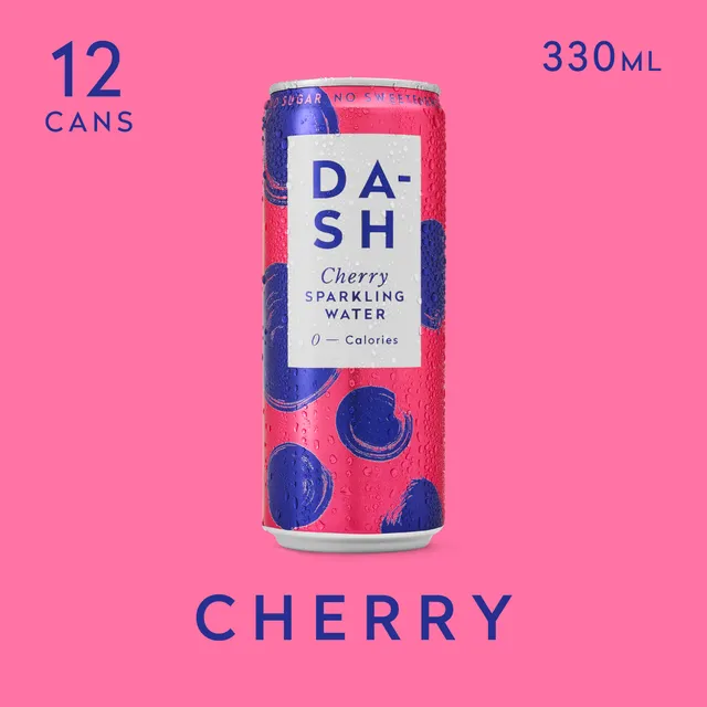 DASH Water Cerise eau pétillante aromatisée sans sucre
